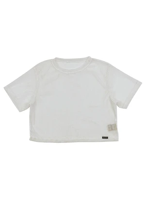 Soft Bonni - Cropped Tela Teen Feminino Branco - SOFT BONNI