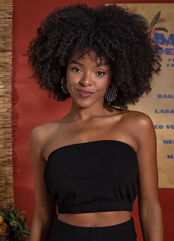 Use Modo - Cropped Tomara Q Caia Preto