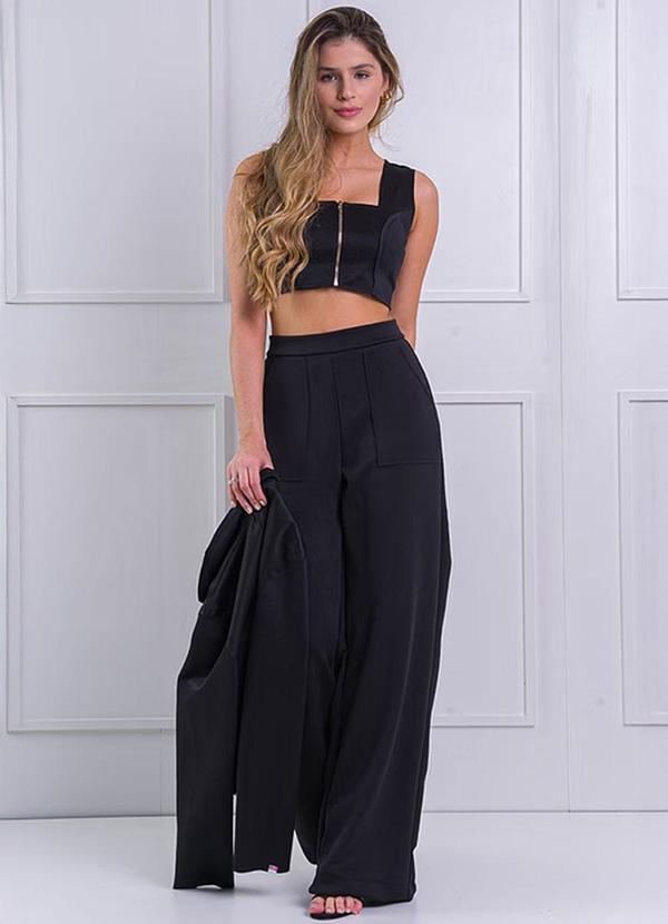 Amo Brand - Cropped Zíper Neo Preto 3