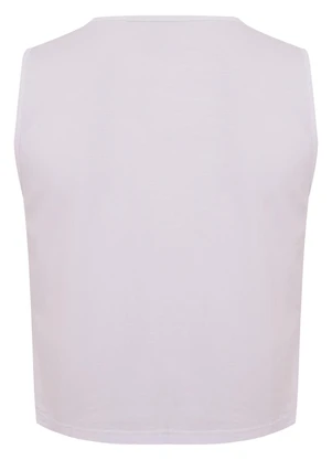 Basicamente - Regata Cropped Algodão Premium Feminina - BASICAMENTE