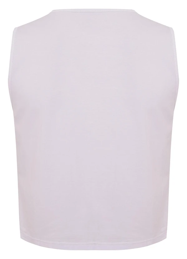 Basicamente - Regata Cropped Algodão Premium Feminina 2