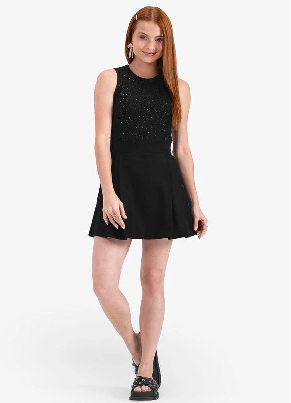 Minty - Regata Juvenil Feminina em Ribana Preto