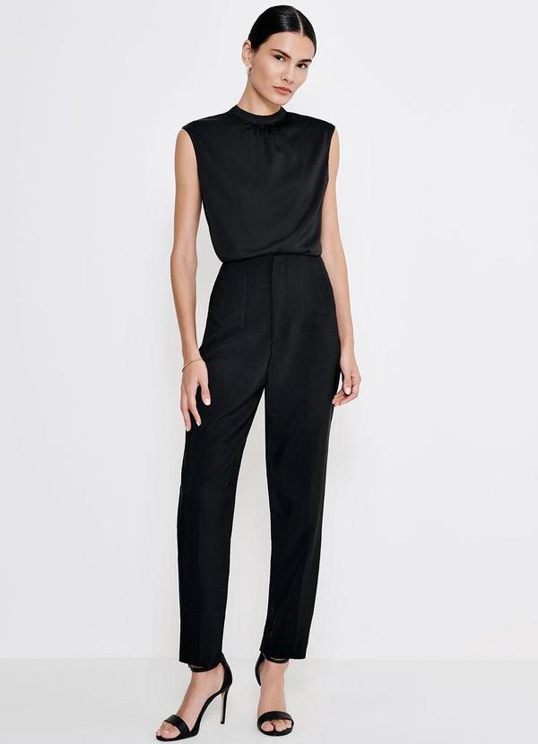 Principessa - Regata Muscle Gola Alta Preto Cicera 3