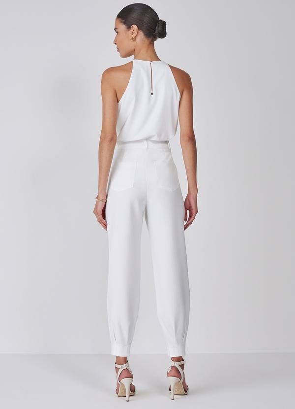 Principessa - Regata Off White com Detalhe na Gola Ivy 3