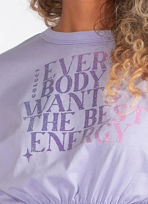 Colcci - T-Shirt em Malha Lilás 6