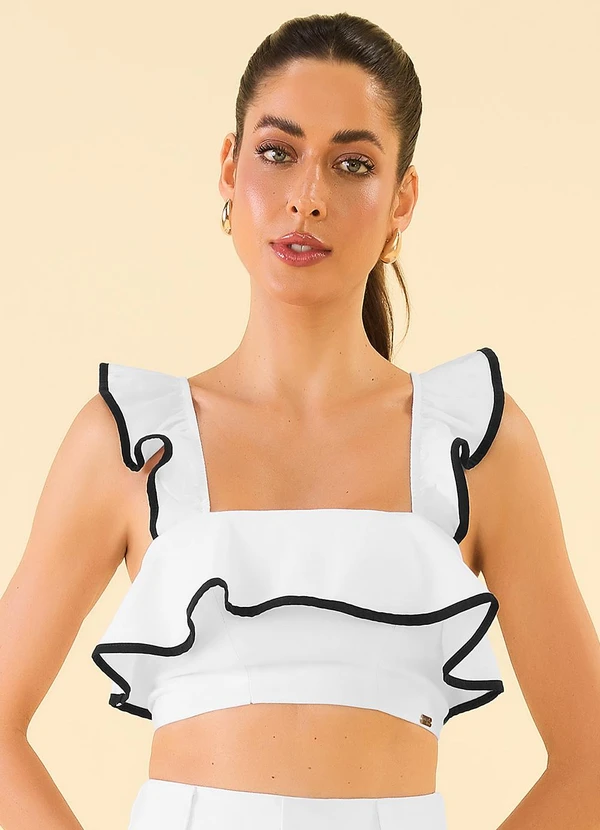 Angel - Top Alfaiataria Branco