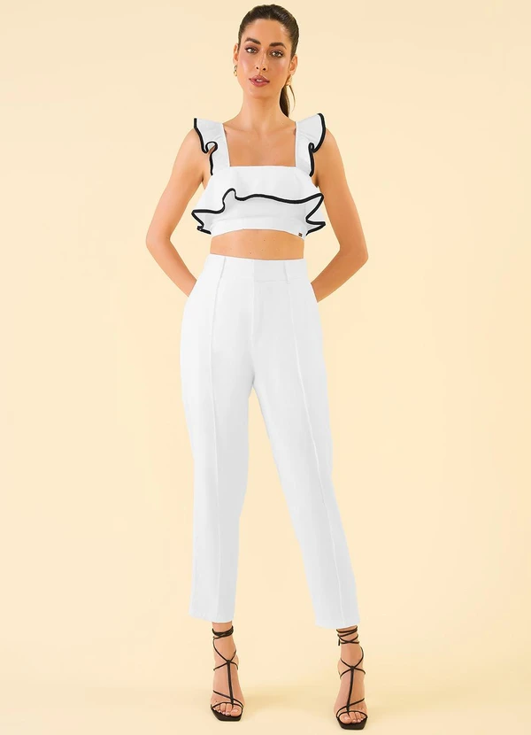 Angel - Top Alfaiataria Branco 3