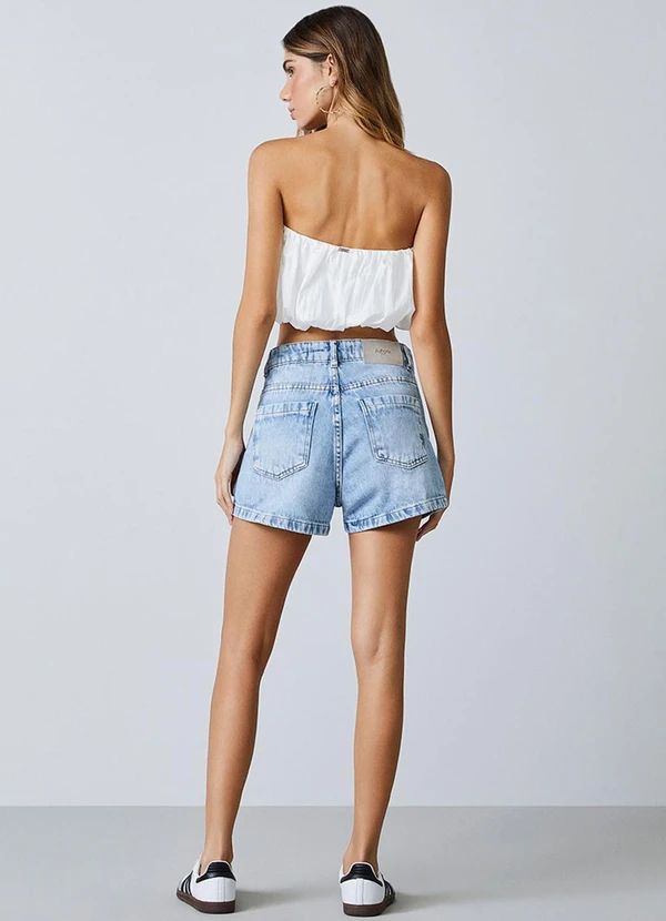 Authoria - Top Balonê Off White de Tafetá Off White 4