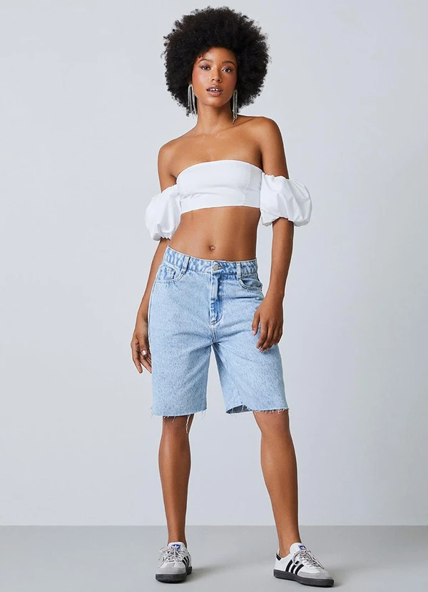 Authoria - Top com Manga Bufante Off White 3