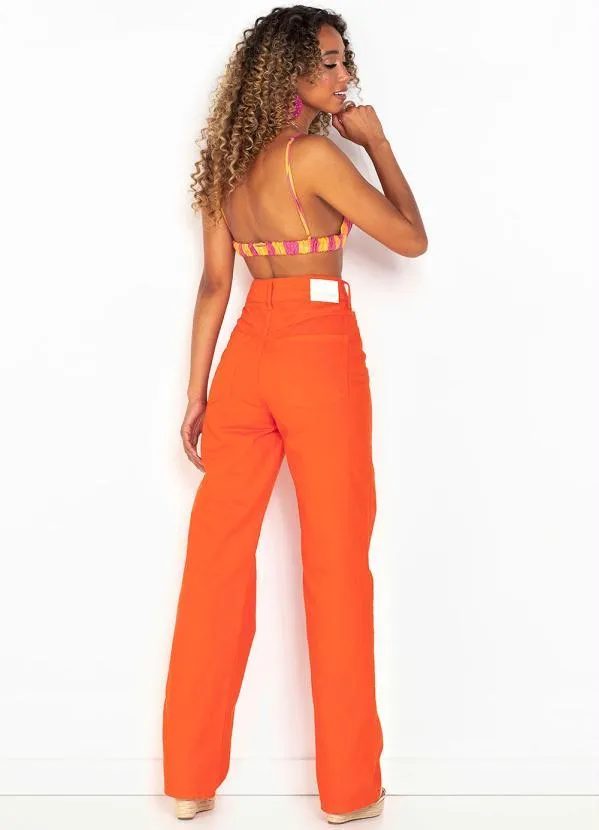 Colcci - Top Cropped de Viscose Listrado Rosa 4