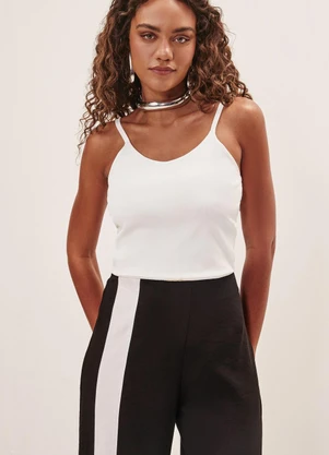 Elegance - Top Cropped Essentials Off White - ELEGANCE