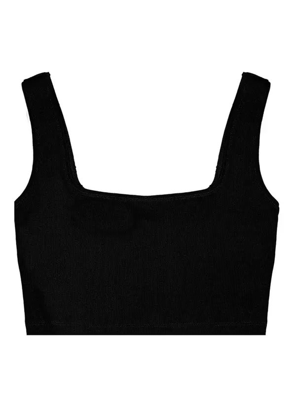 Rovitex - Top Cropped Ribana Básico Preto 4