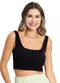 Rovitex - Top Cropped Ribana Básico Verde - variação: Preto