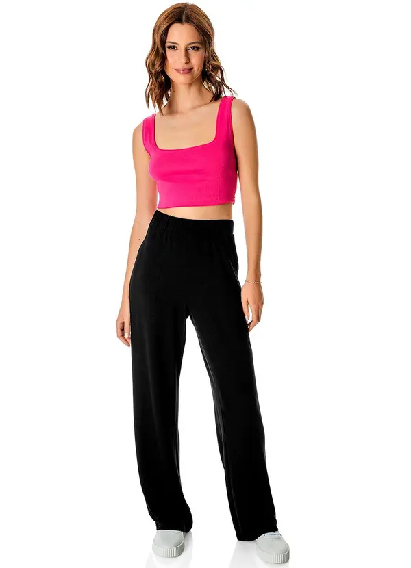 Rovitex - Top Cropped Ribana Básico Rosa 3