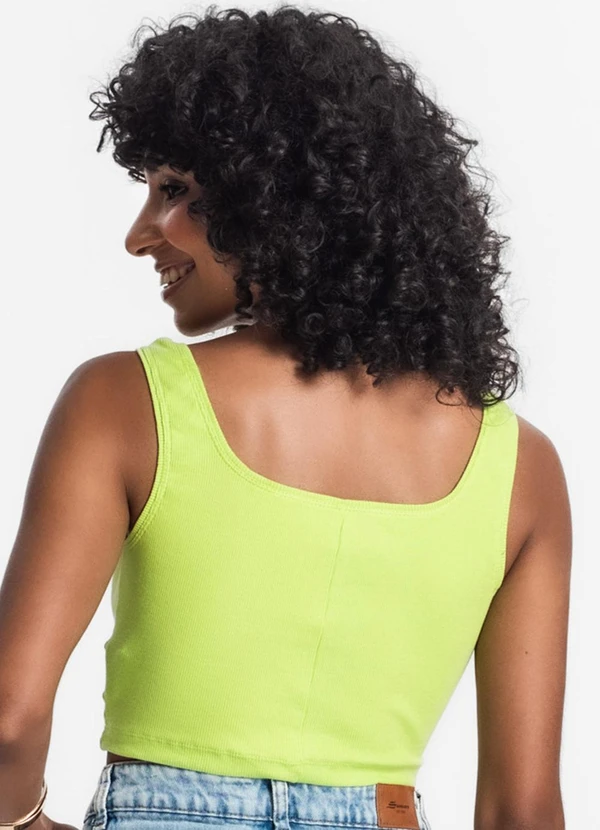 Rovitex - Top Cropped Ribana Básico Verde 2