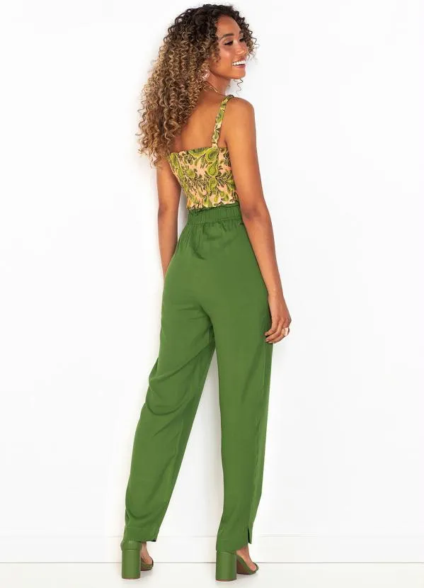 Forum - Top de Linho Estampado Verde 4