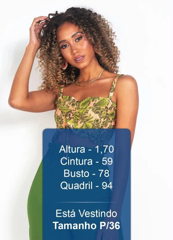 Forum - Top de Linho Estampado Verde 5