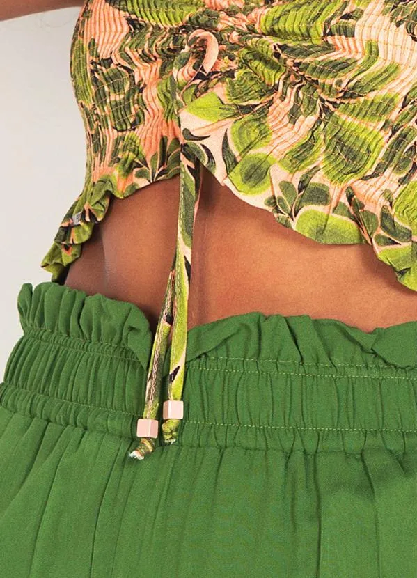 Forum - Top de Linho Estampado Verde 6