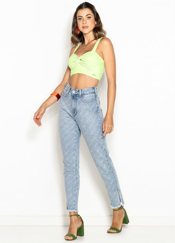 Colcci - Top de Malha Canelada Verde 3