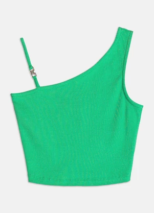 Authoria - Top de Ribana com Passante  Verde - AUTHORIA