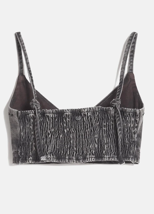 Authoria - Top de Sarja com Strass Preto 6