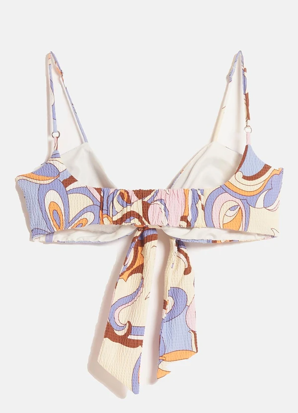 Authoria - Top Estampado com Amarração Multi Colorido 7