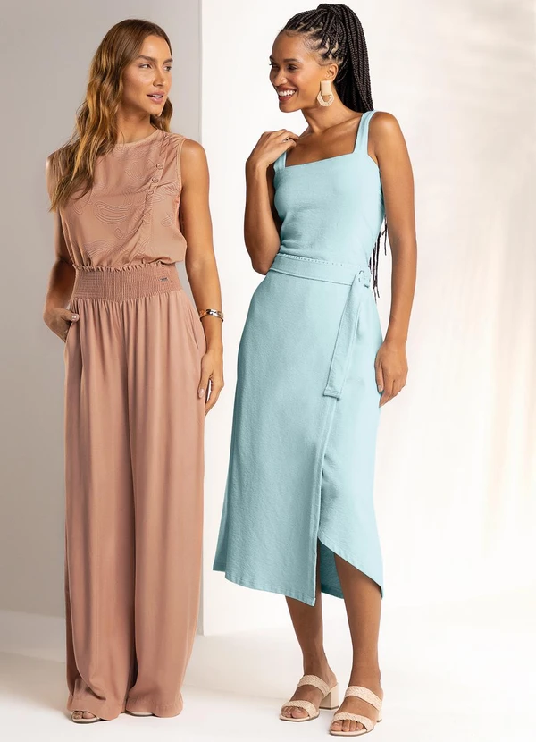 Marialícia - Top Feminino Alcas Azul 3