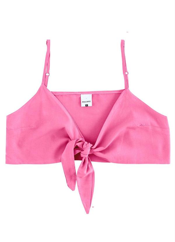 Malwee - Top Feminino com Amarração Rosa 1