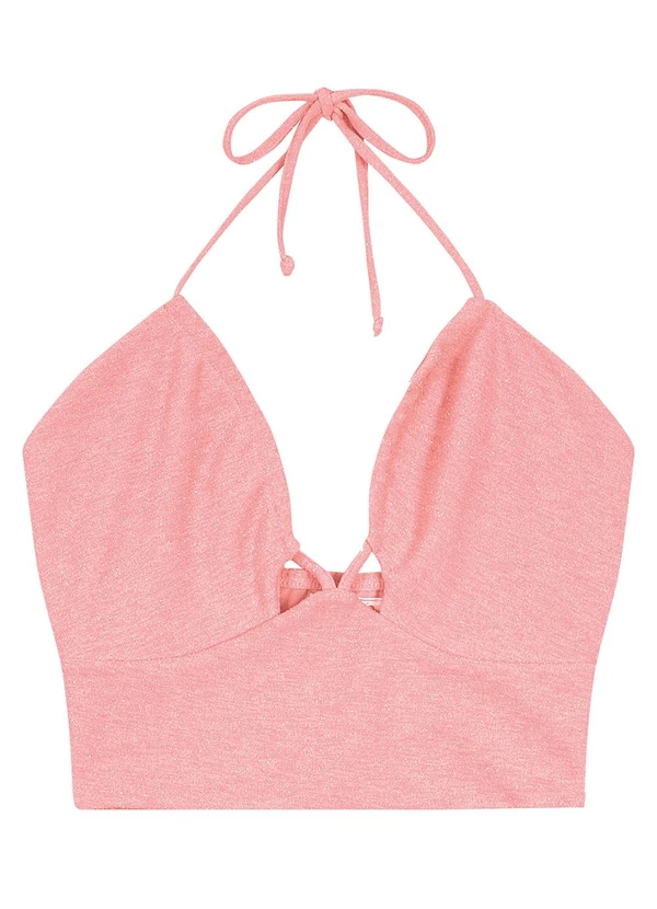 Endless - Top Feminino de Alça Rosa 4