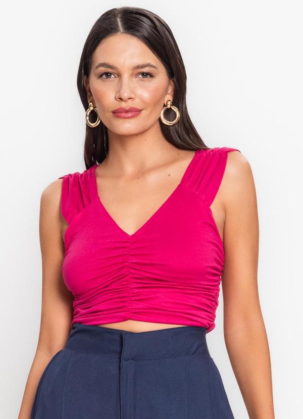 Endless - Top Feminino Semi Acabado Malha Soft Rosa