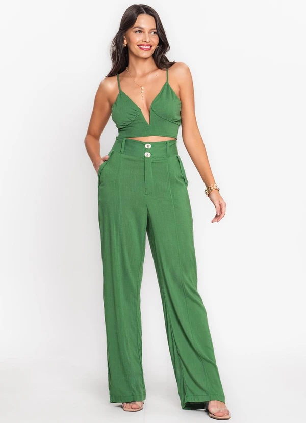Endless - Top Feminino Viscose Slub Verde 4