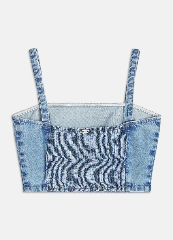 Authoria - Top Jeans da Hello Kitty  Azul 2