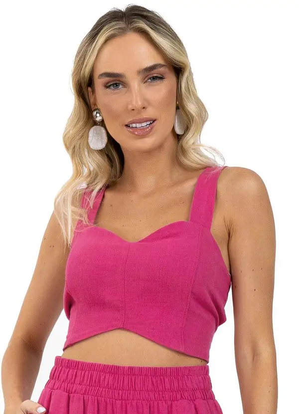 Endless - Top Linho Strong Rosa