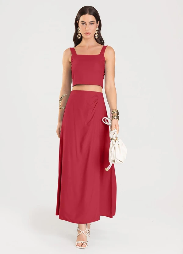 Dianna - Top Liso Feminino Vermelho 3