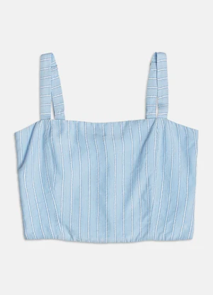 Authoria - Top Listrado  Azul - AUTHORIA