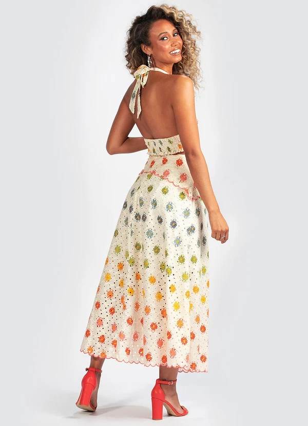 Farm - Top Margaridinhas Rainbow Estampado 4