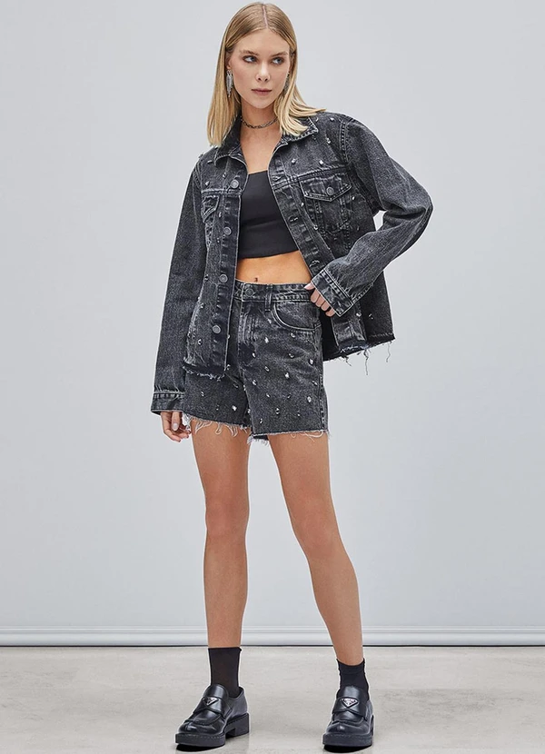 Authoria - Top Preto de Alfaiataria Preto 5