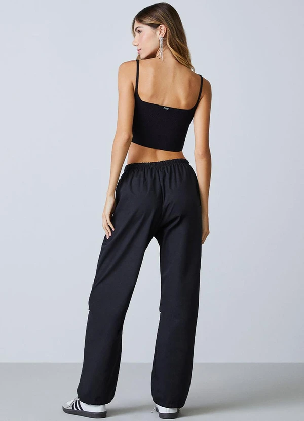 Authoria - Top Preto de Tricot com Strass Preto 4