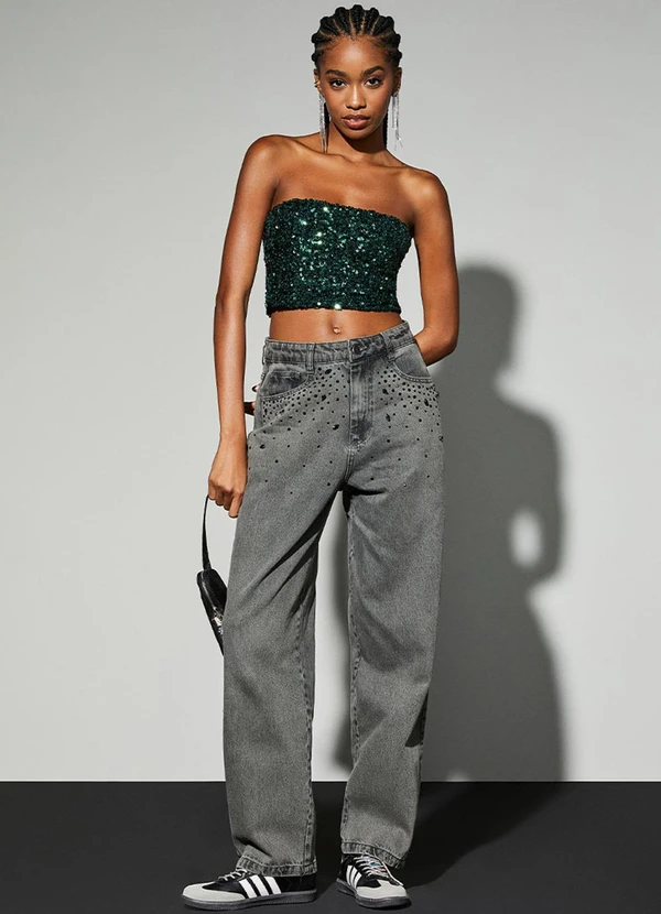 Authoria - Top Reto Verde de Paetê Verde 3