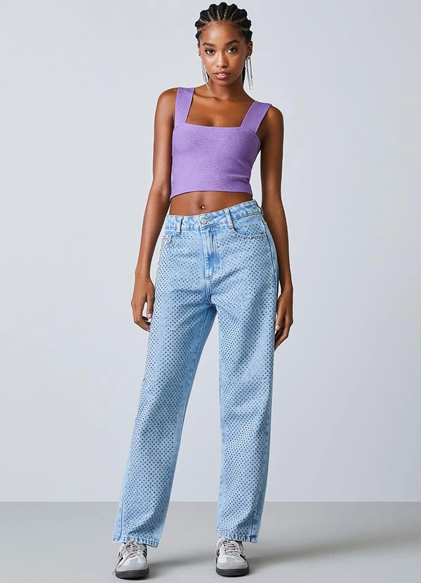 Top Roxo de Tricot Roxo - Authoria