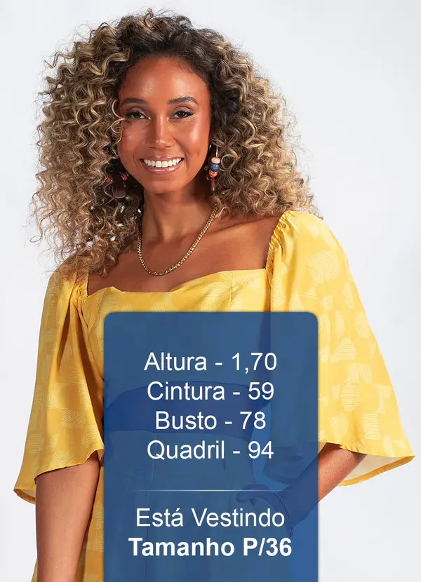 Animale Jeans - Top Tecido Plano Amarelo 5