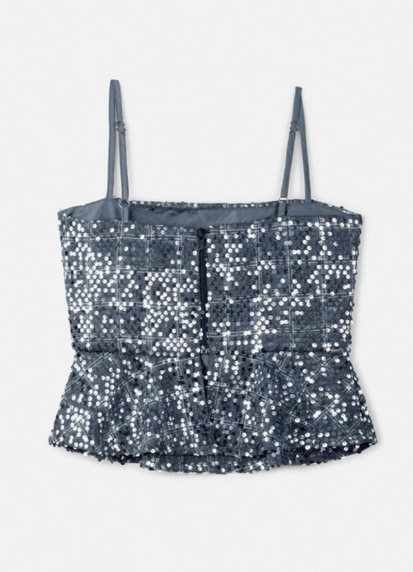 Authoria - Top Xadrez de Paetê Prata 2