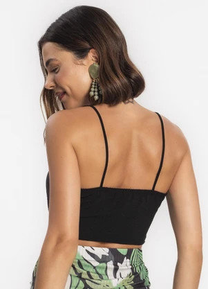 Rovitex - Top Feminino em Air Flow Preto - ROVITEX
