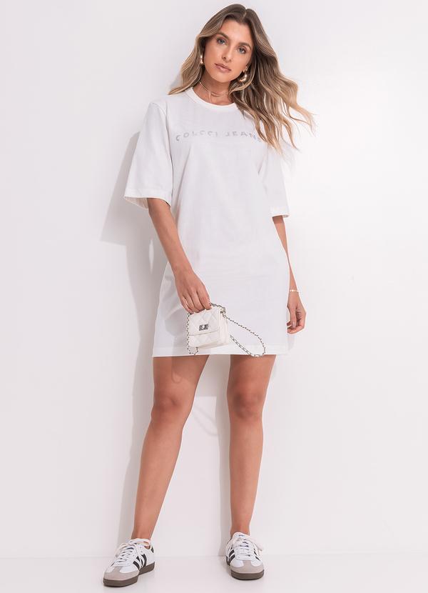 Colcci Jeans - Vestido Colcci Jeans Branco 3