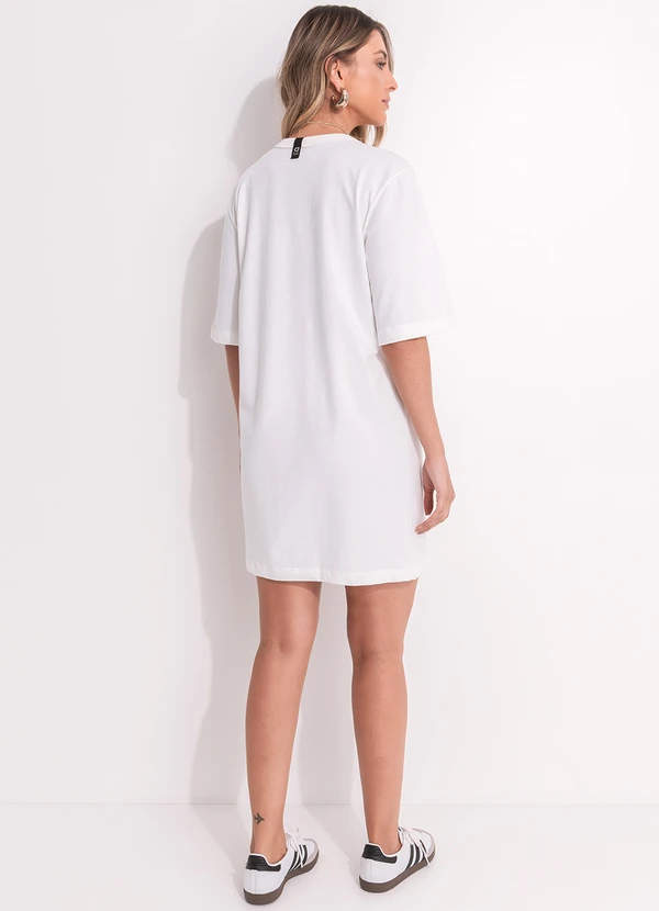 Colcci Jeans - Vestido Colcci Jeans Branco 4