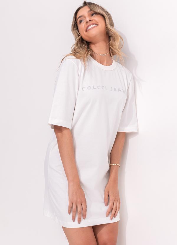 Colcci Jeans - Vestido Colcci Jeans Branco 6