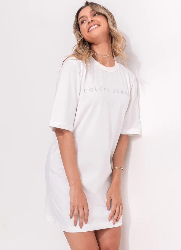 Colcci Jeans - Vestido Colcci Jeans Branco 6
