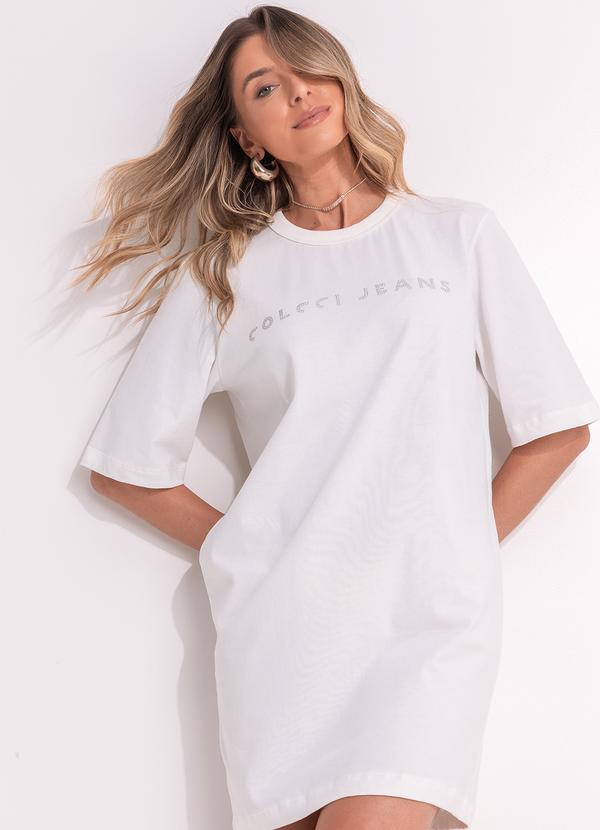 Colcci Jeans - Vestido Colcci Jeans Branco 7