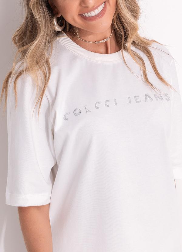 Colcci Jeans - Vestido Colcci Jeans Branco 8