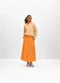 Essendi - Blusão Cropped Feminino em Moletom Marrom - variação: Bege